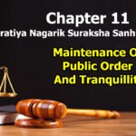 chapter-11-maintenance-of-public-order-and-tranquillity-the-bharatiya-nagarik-suraksha-sanhita-2023